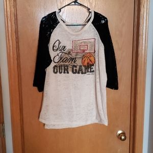 Basketball tee